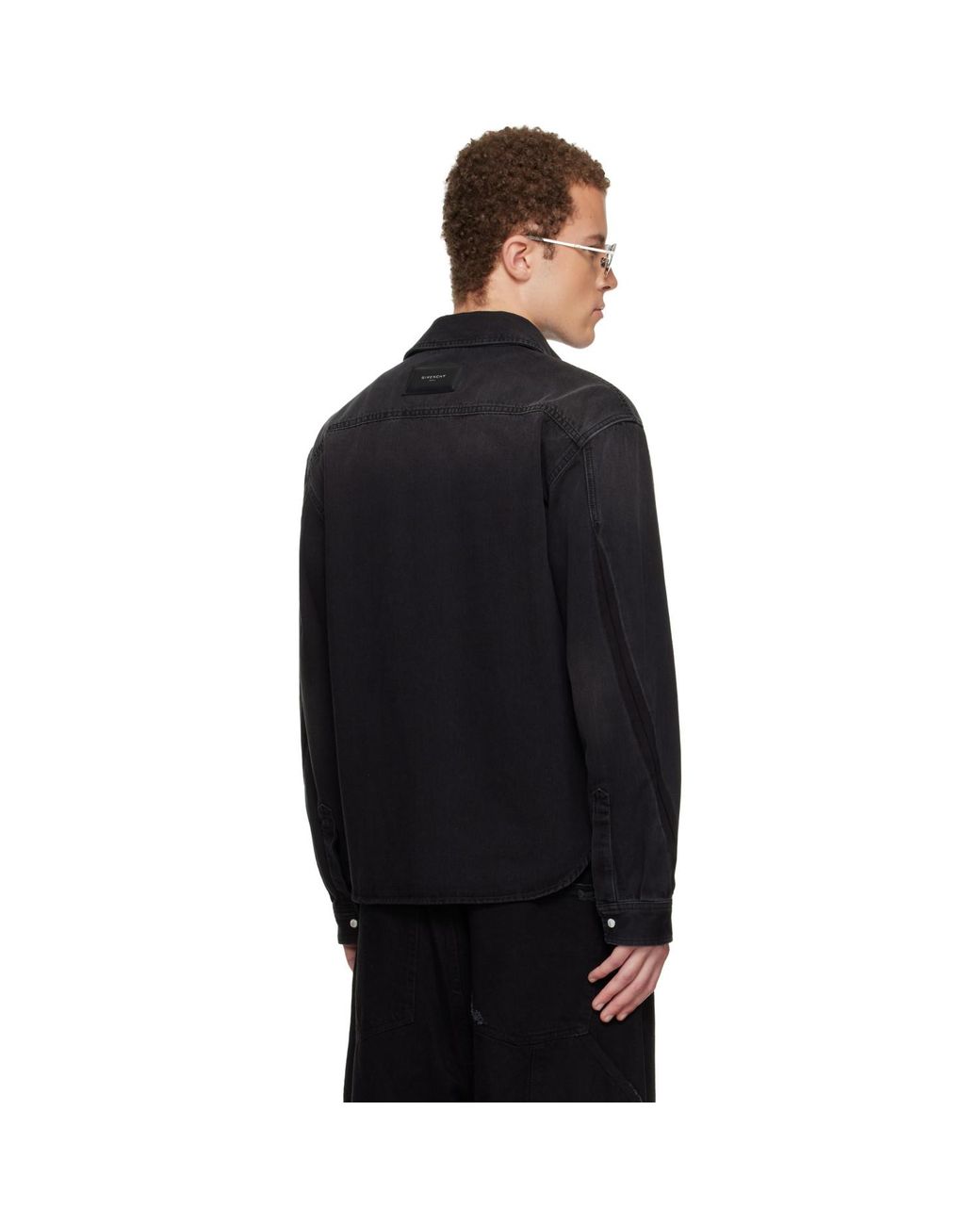Givenchy Black Classic Denim Shirt for men