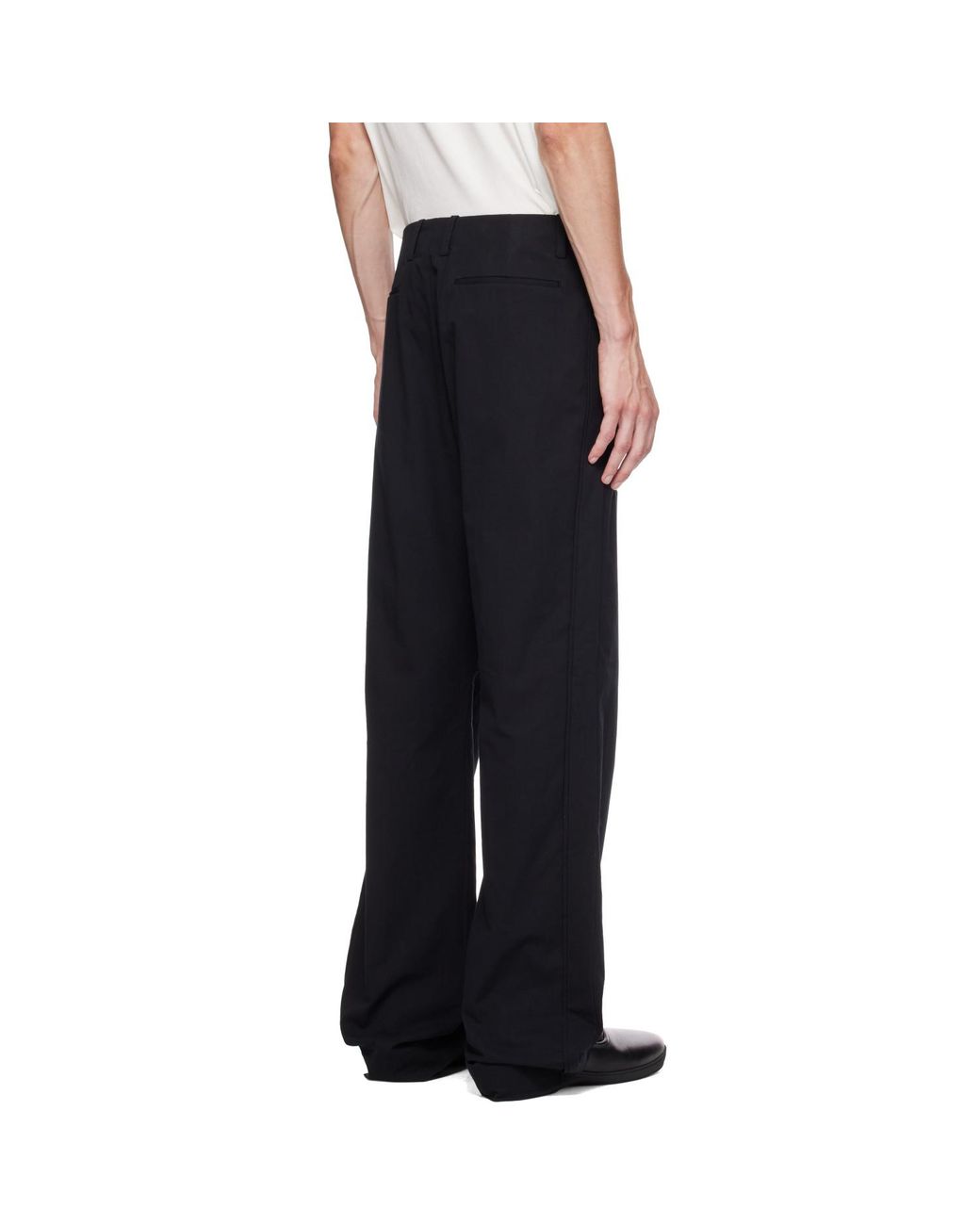 Kiko Kostadinov Black Graatsma Trousers for men