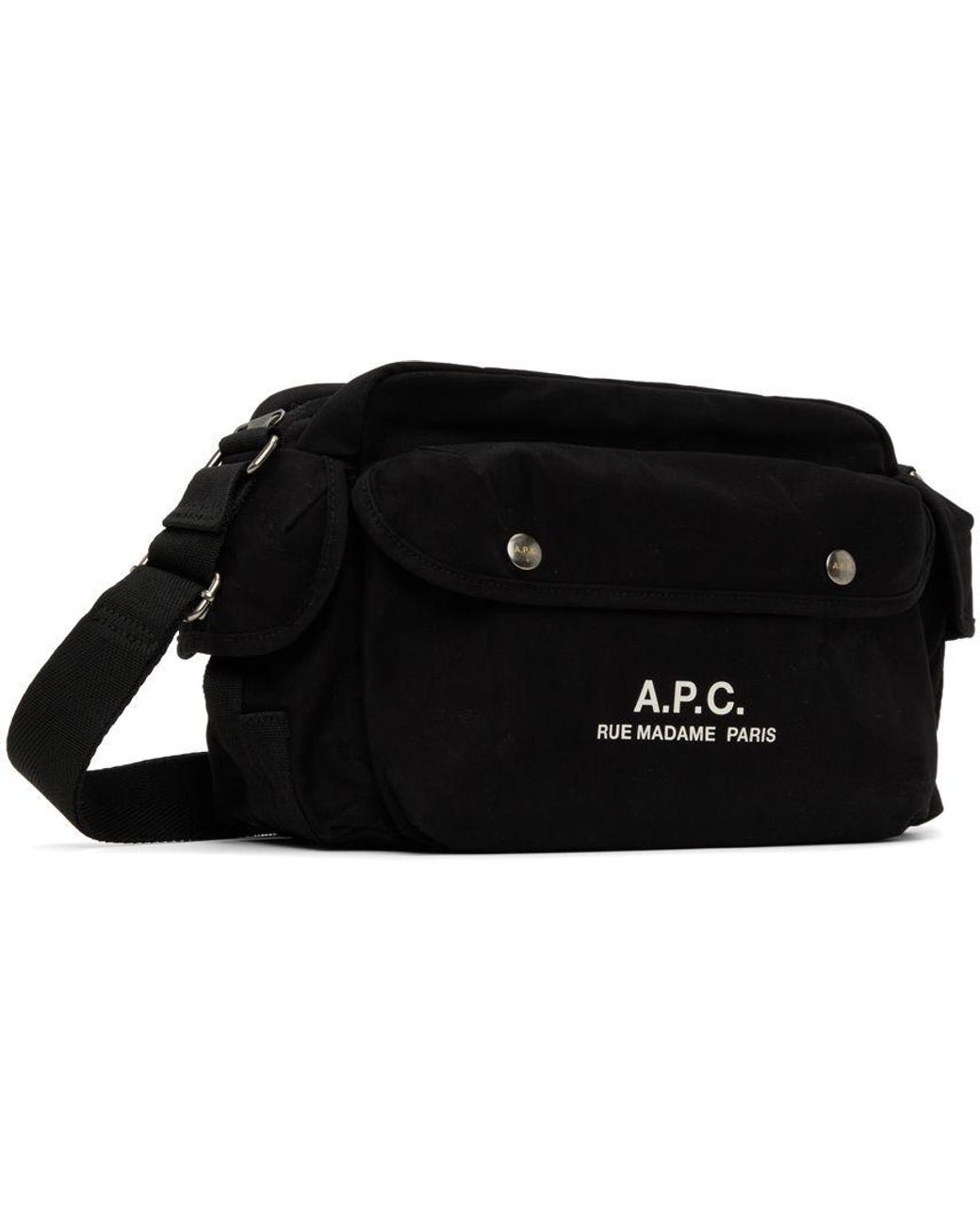 A.P.C. . Black Récupération 2.0 Bag for Men | Lyst