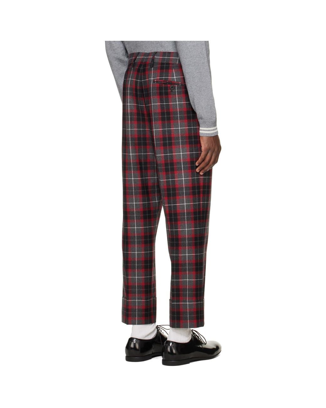Vivienne Westwood Purple George Turn-Up Trousers for men