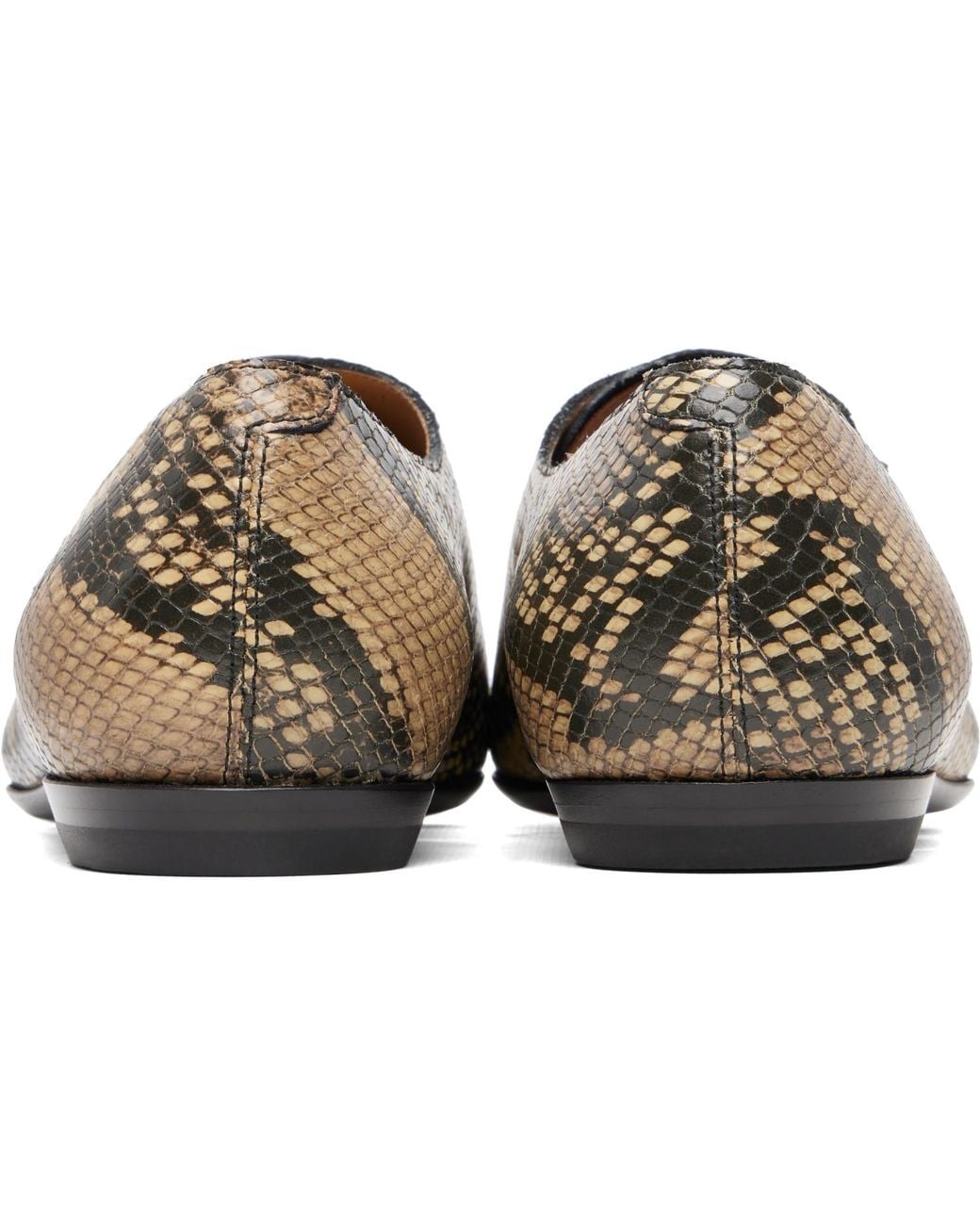 Dries Van Noten Brown Leather Oxfords for men