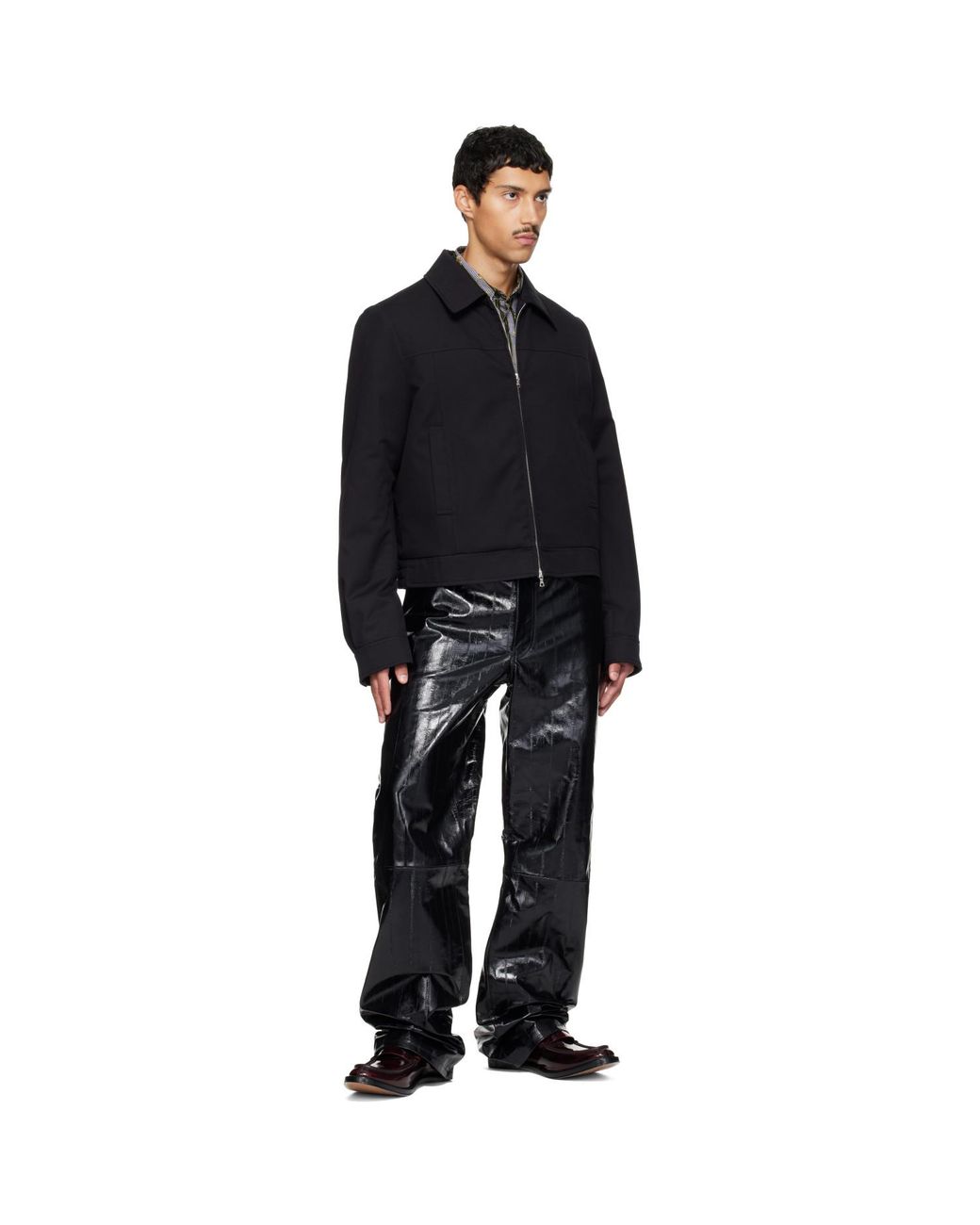 Dries Van Noten Black Wool Jacket for men