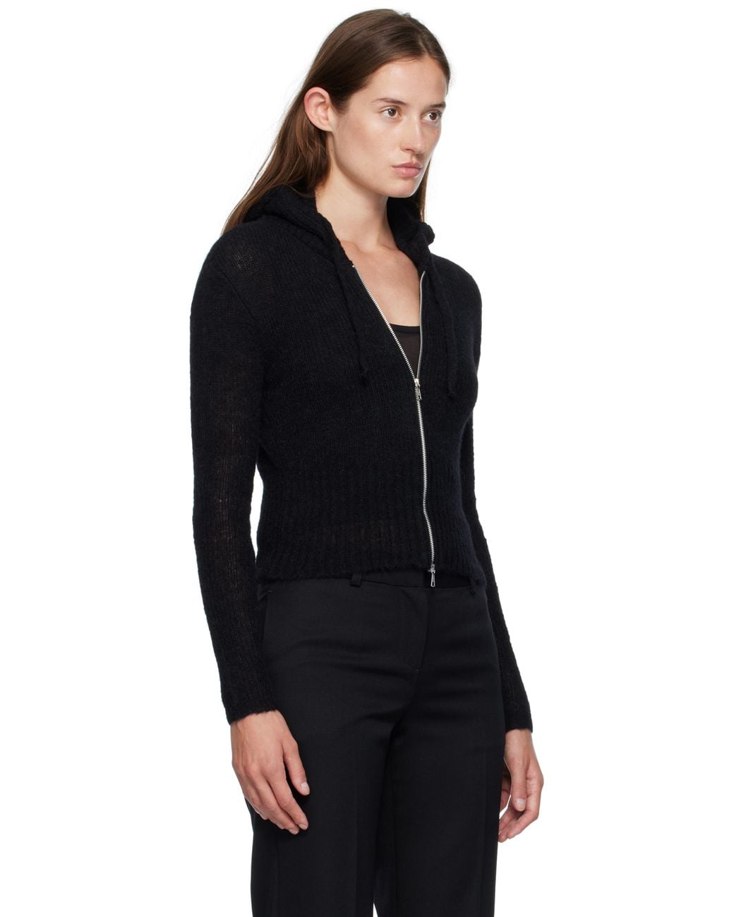 Our Legacy Black Compact Hood Cardigan
