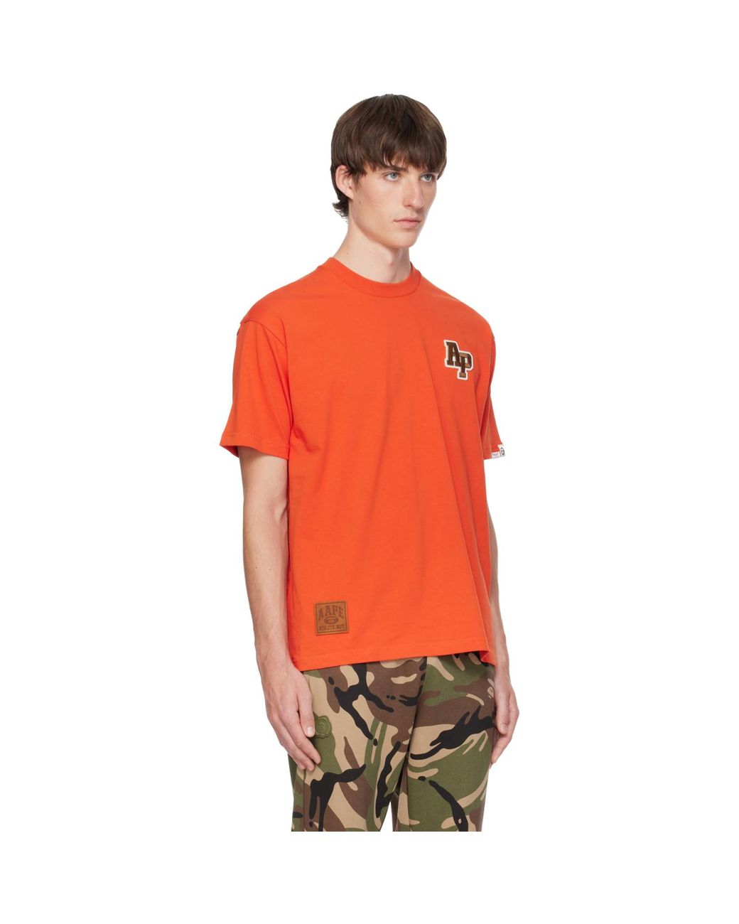 Aape By A Bathing Ape Embroidered Logo T-Shirt for men