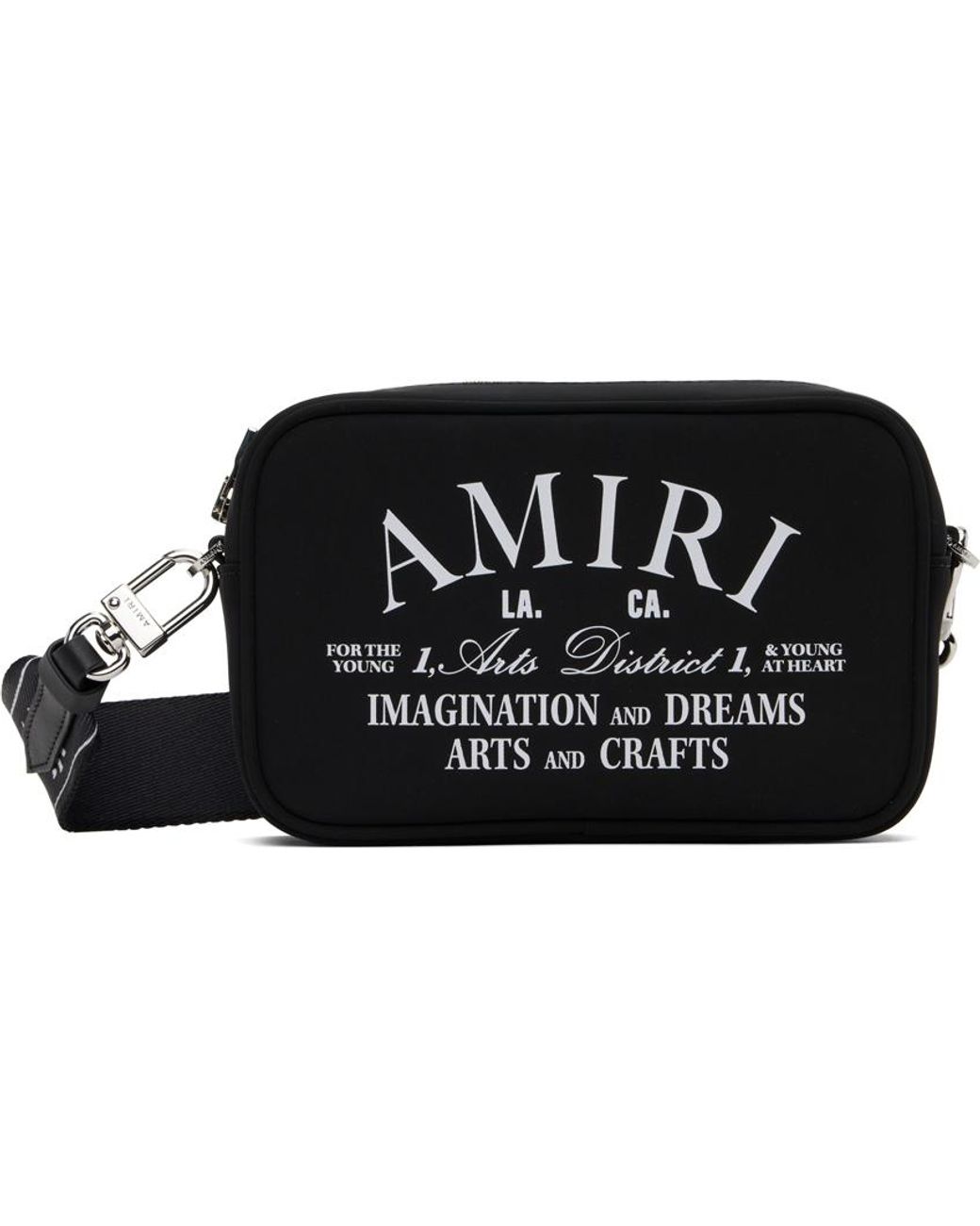 *AMIRI*Arts District ロゴ カメラバッグ ブラック AMIRI Amiri Arts District Camera Bag Amiri