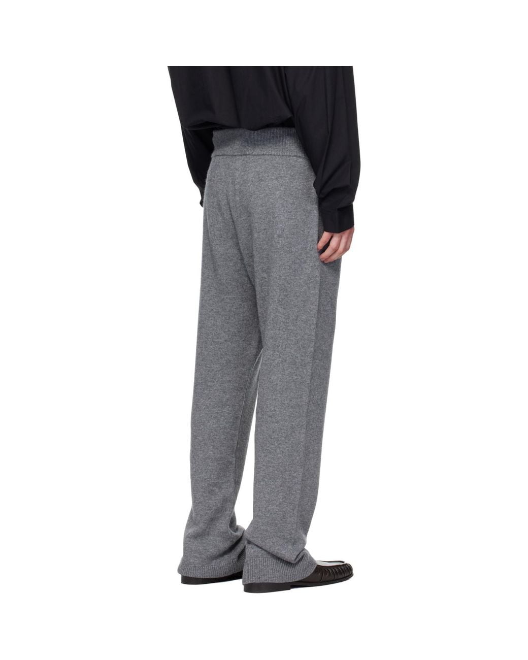 Entire studios Black Knit Lounge Pants for men