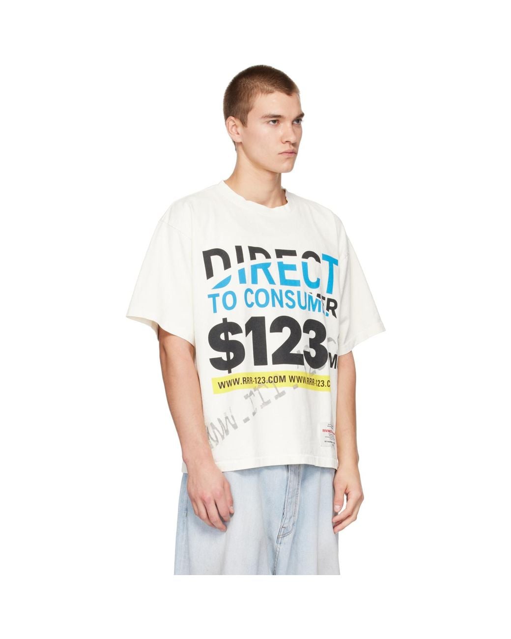 RIVINGTON roi Rebis White 'Direct To Consumer' Cva T-Shirt for men
