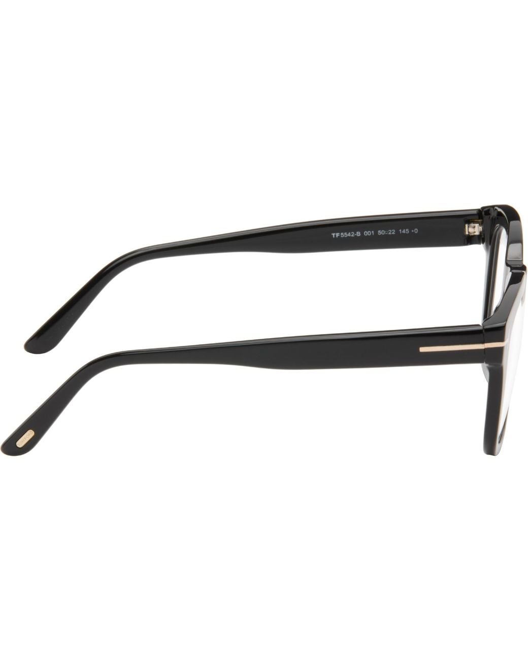 Tom Ford Black Block Soft Square Light Optical Glasses for men