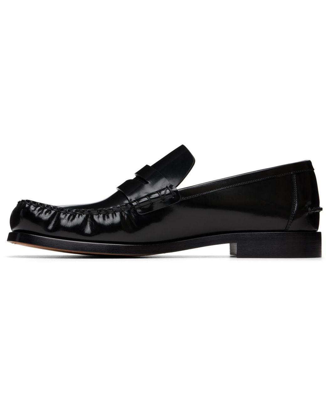Bottega Veneta Black Truman Loafers for men