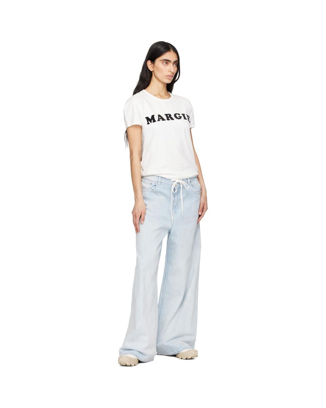 MM6 by Maison Margiela White Off- Salomon Edition Cross Dust Sneakers