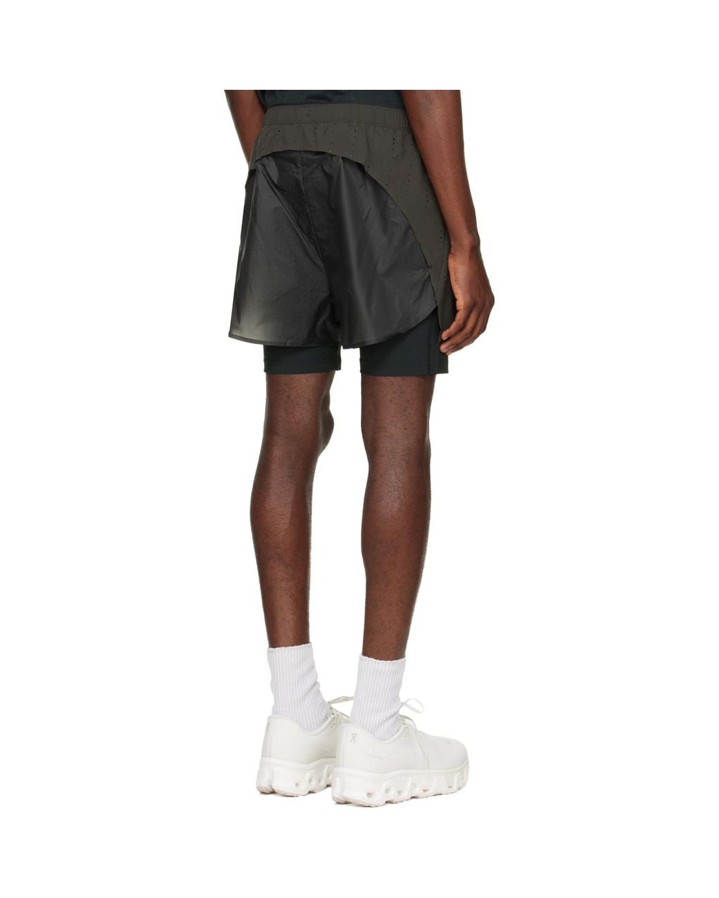 Post Archive Faction PAF Black On Edition Zero 2-In-1 Shorts for men