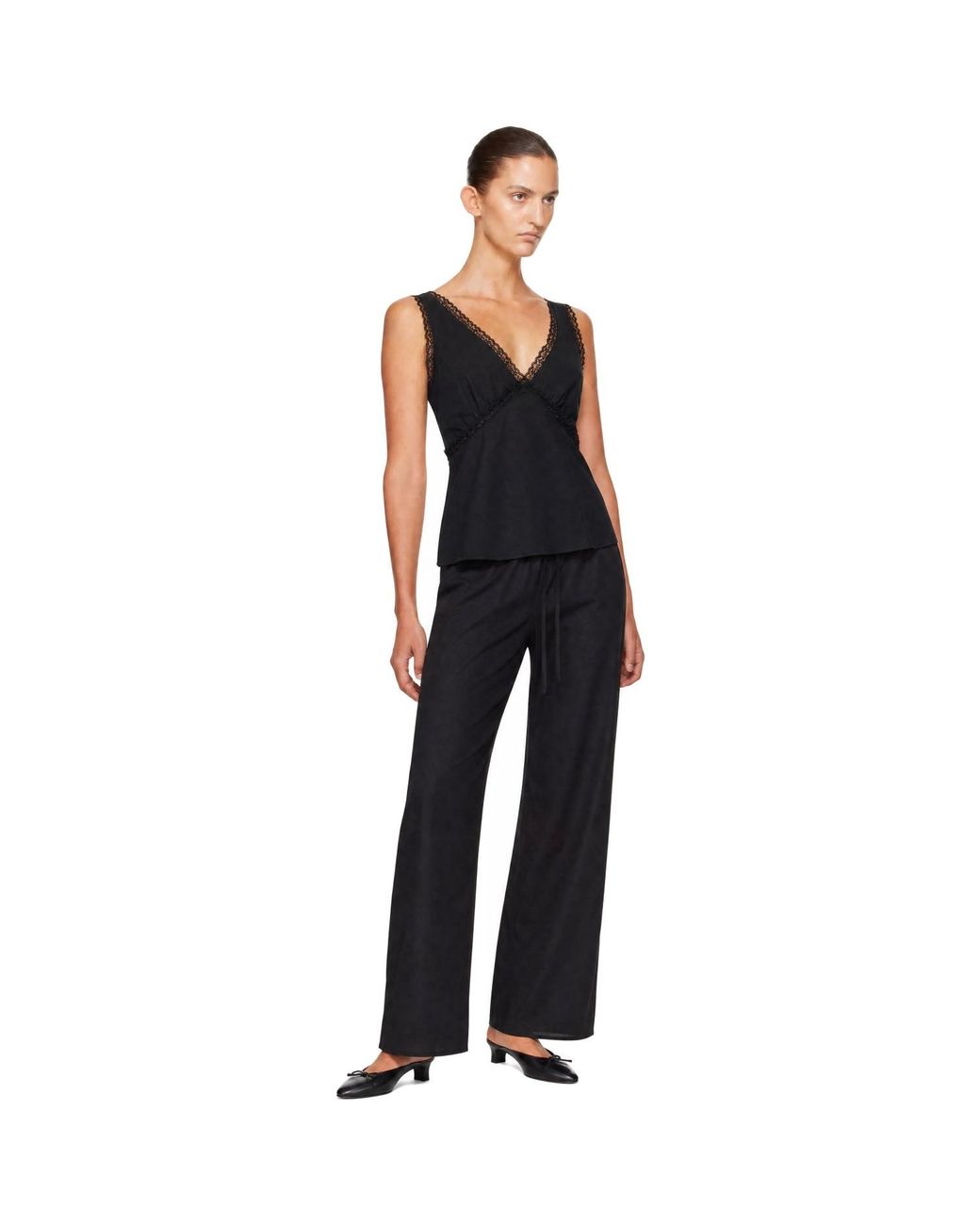 Cou Cou Black 'The Iris' Tank Top