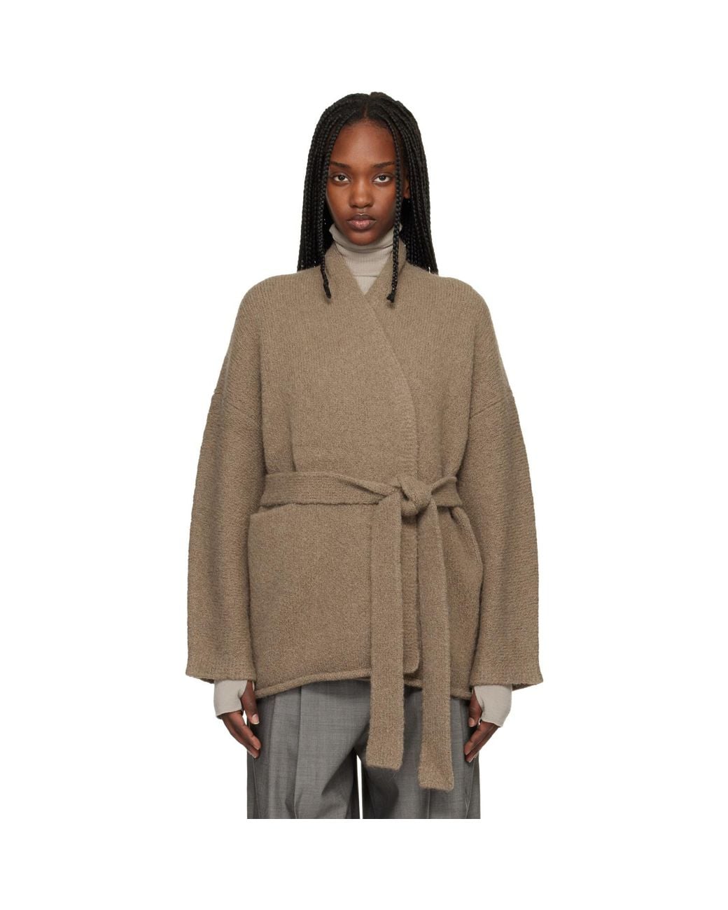 Lauren Manoogian Brown Coto Cardigan