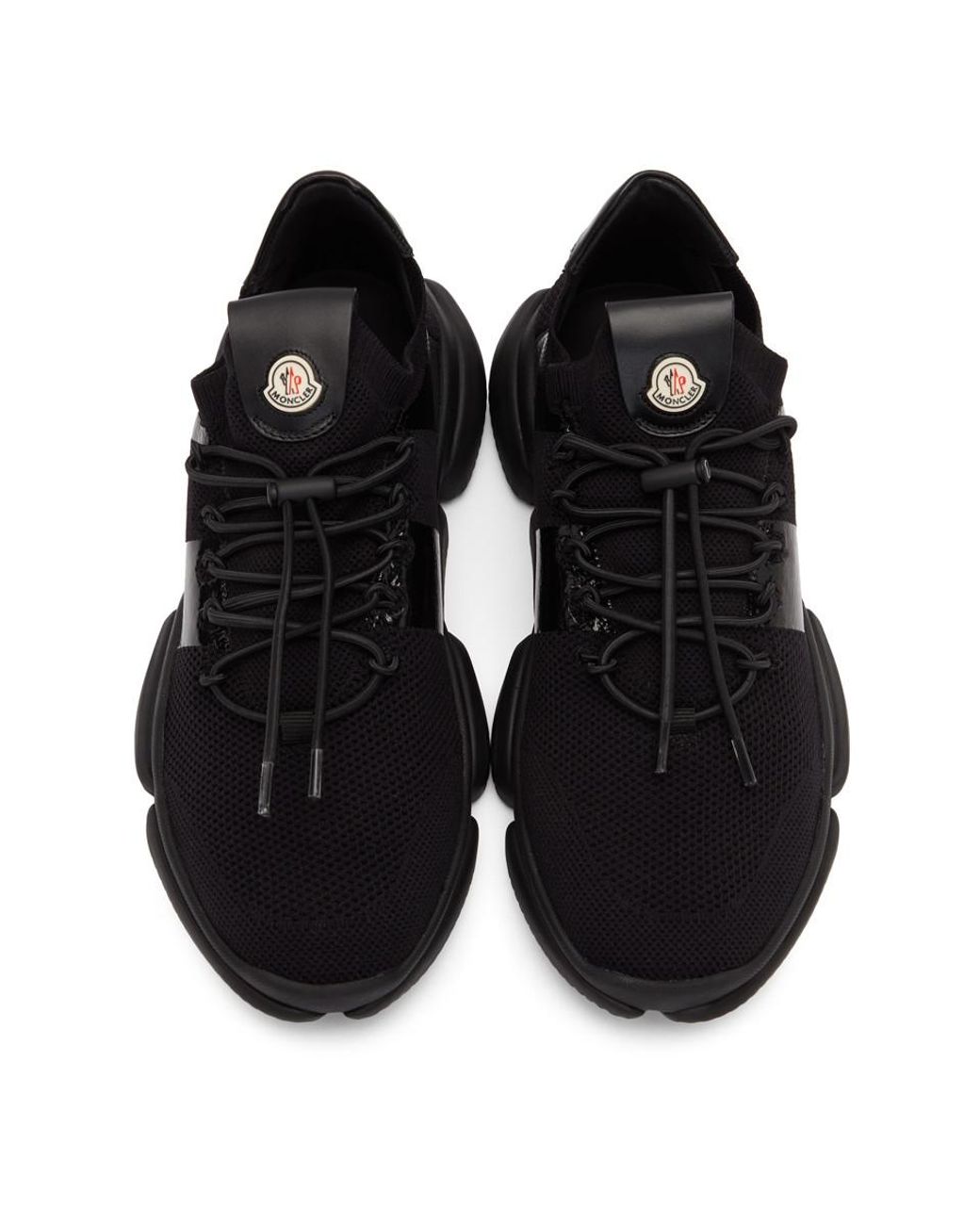 Moncler Rubber Black Bubble Sneakers for Men | Lyst