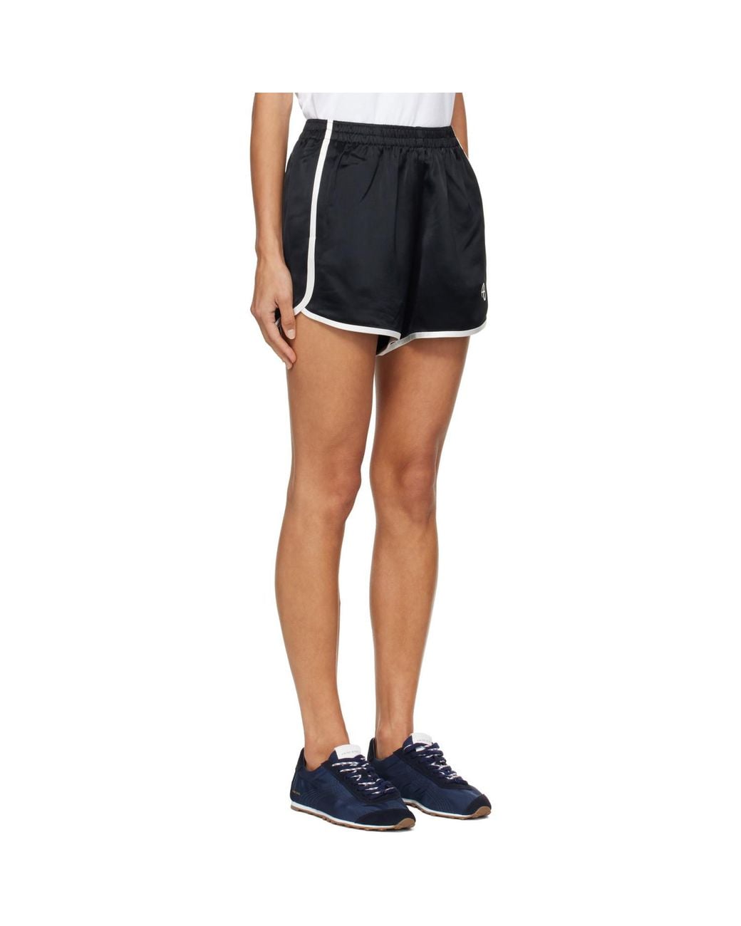 Anine Bing Blue Eva Shorts