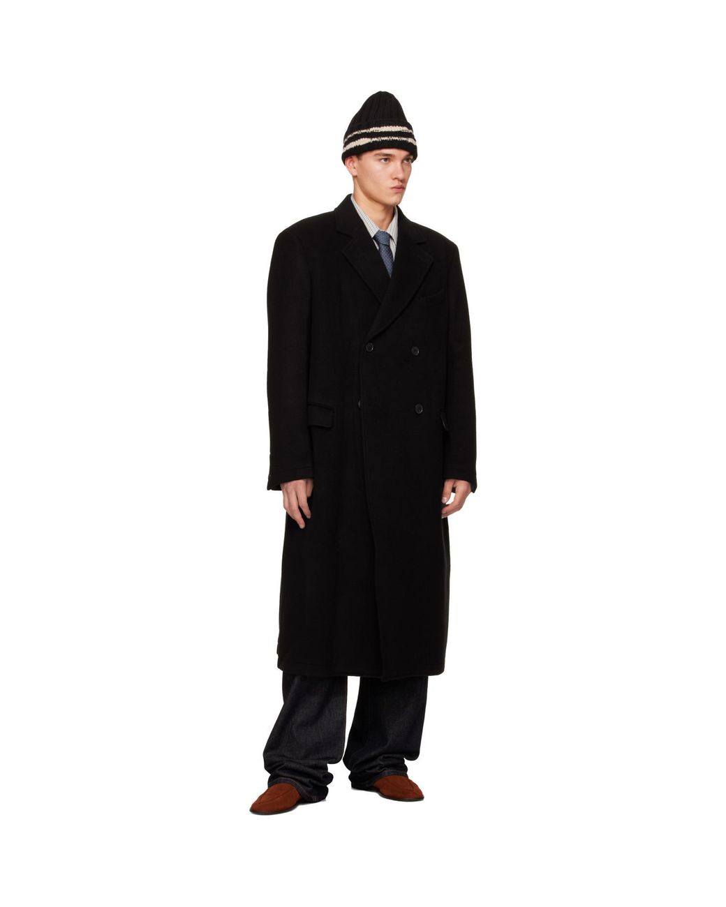 mfpen Black Conference Coat for men