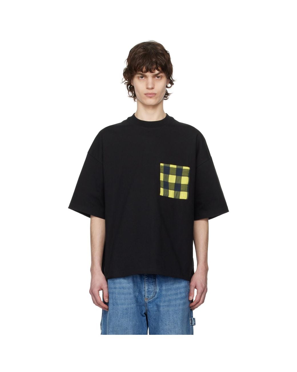 Bottega Veneta Black Soft Cotton Jersey T-Shirt for men
