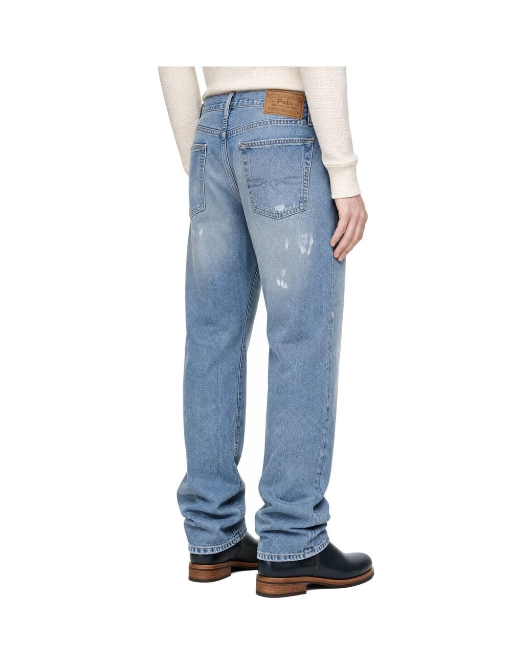 Polo Ralph Lauren Painted Straight Jeans in Blue for Men | Lyst