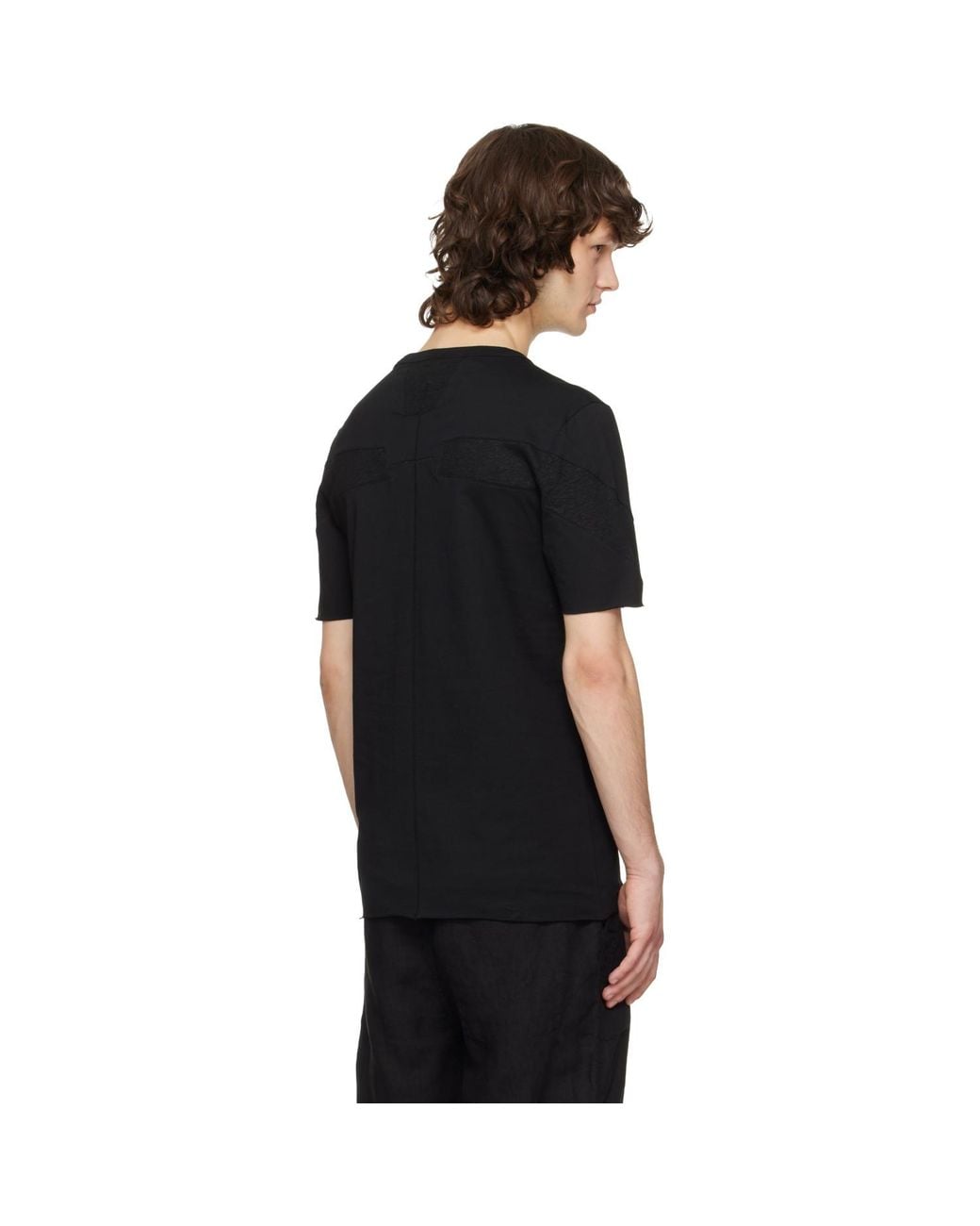 Thom Krom Black M Ts 926 T-Shirt for men