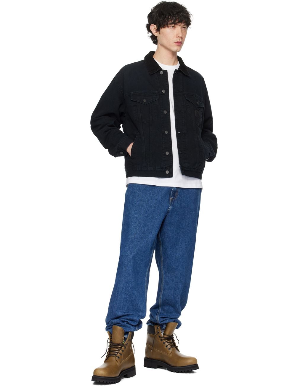 Carhartt Dayton Trucker Jacket in Black for Men | Lyst