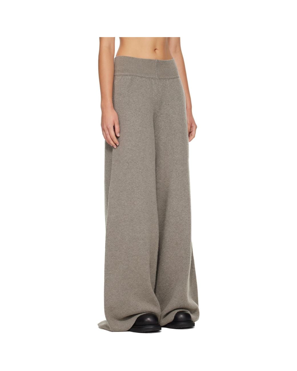Rick Owens Brown Tower Loose Lounge Pants