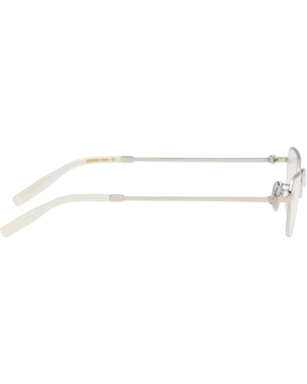 ShuShu/Tong Metallic Yvmin Edition Gemstone Bow Metal Glasses