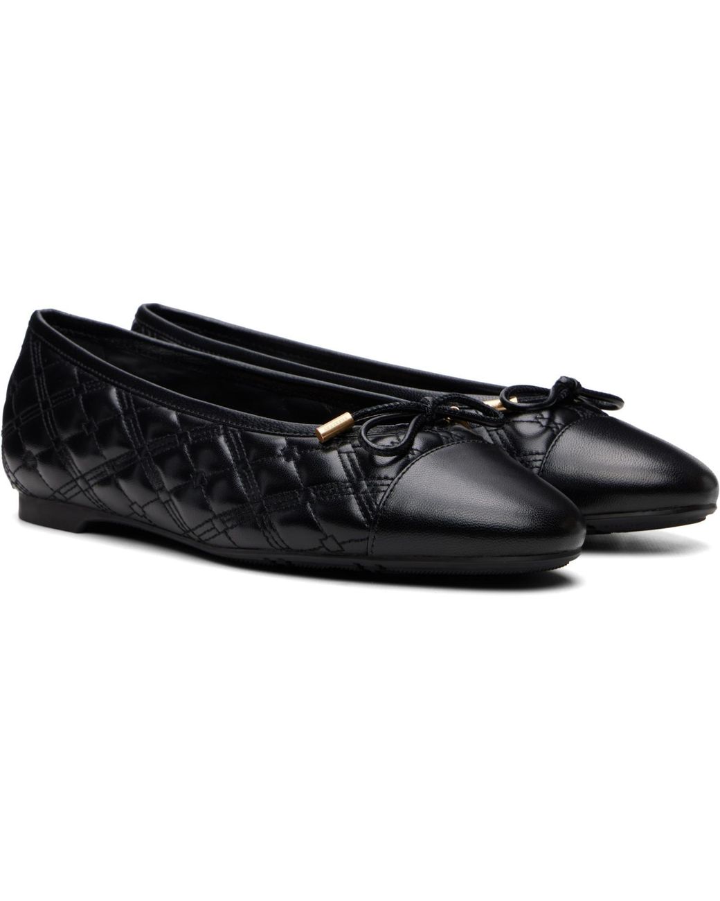 Burberry Black Highgate Ballerina Flats