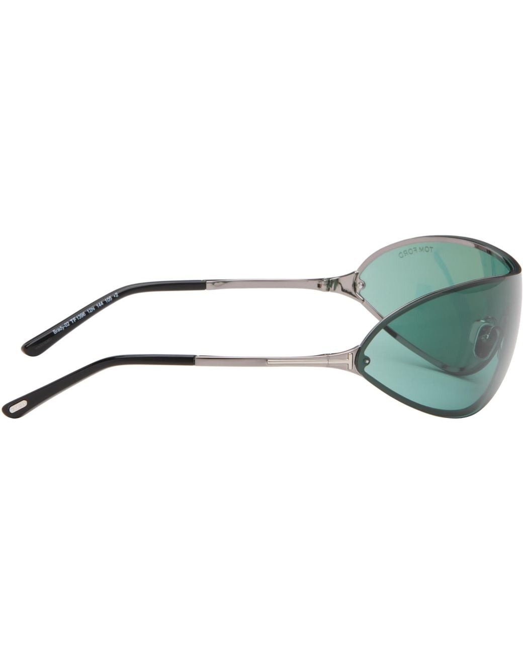 Tom Ford Green Gunmetal Brady Sunglasses