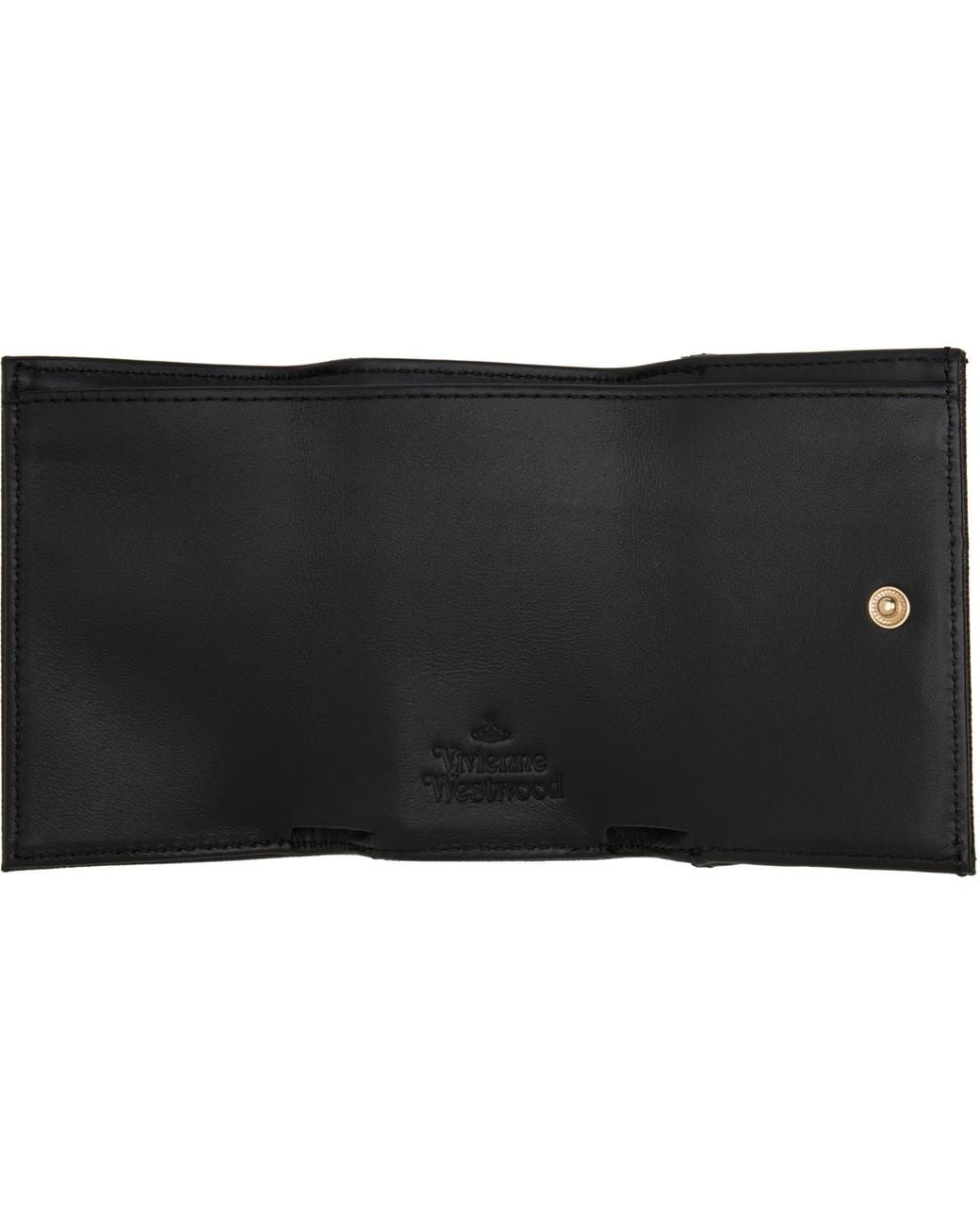 Vivienne Westwood Black Envelope Billfold Wallet for men