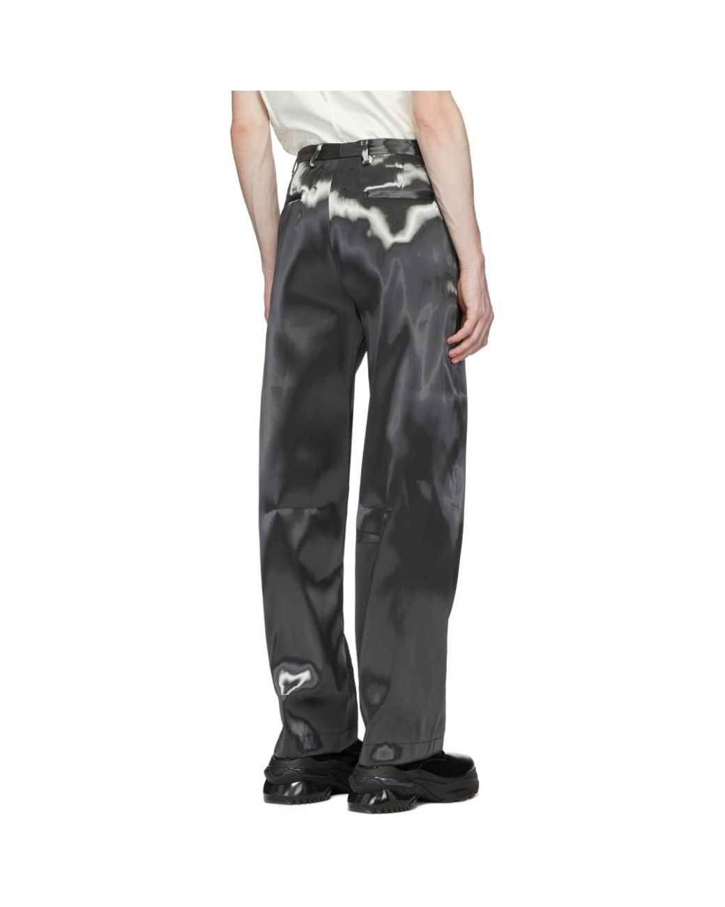 HELIOT EMIL Grey Liquid Metal Trousers in Grey for Men | Lyst Canada