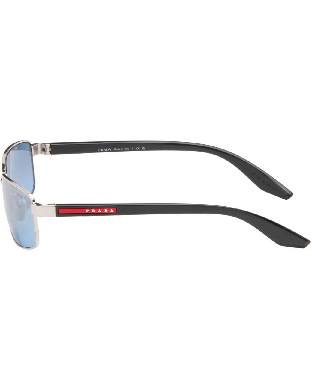 Prada Blue Linea Rossa Sunglasses for men