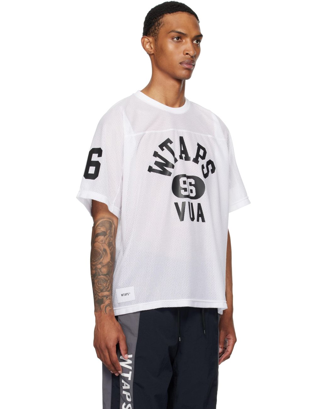 WTAPS Qb Jersey in White for Men | Lyst