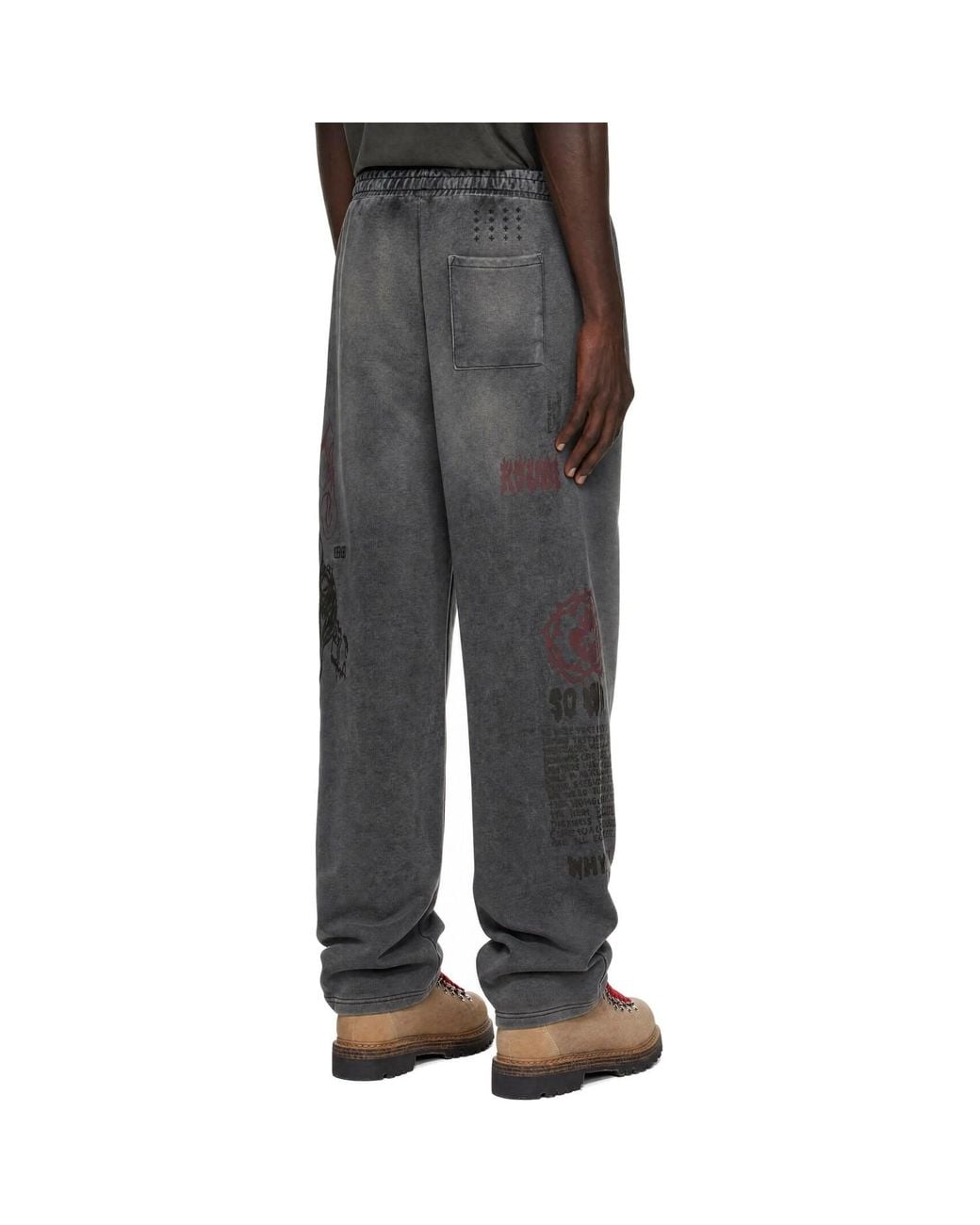 Ksubi Gray Skool Tunnel Sweatpants for men