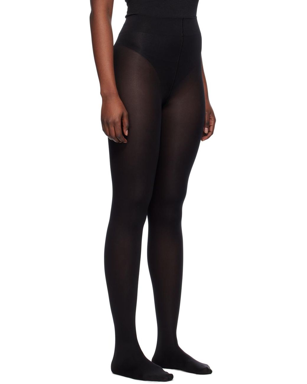 Wolford Black Velvet De Luxe 66 Tights Lyst Canada