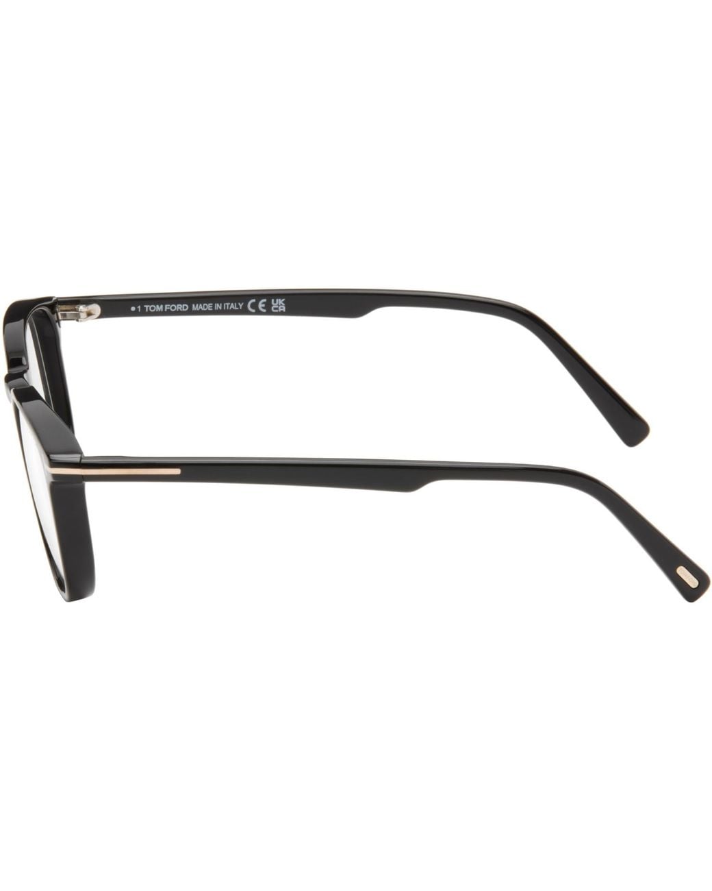 Tom Ford Brown Square Light Glasses for men