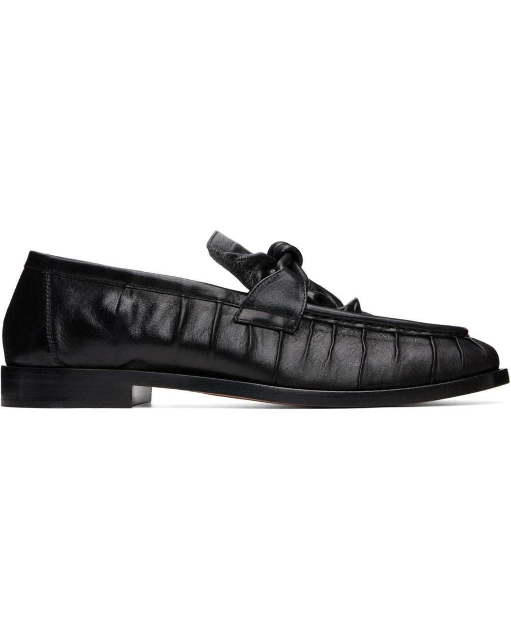 Bottega Veneta Black Astaire Loafers for men