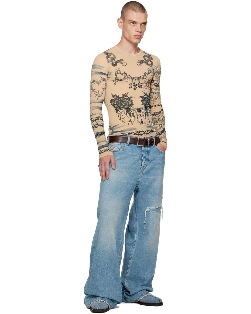 メンズ Jean Paul Gaultier Knwlsエディション 長袖tシャツ | Lyst メンズ Jean Paul Gaultier Knwlsエディション 長袖tシャツ | Lyst