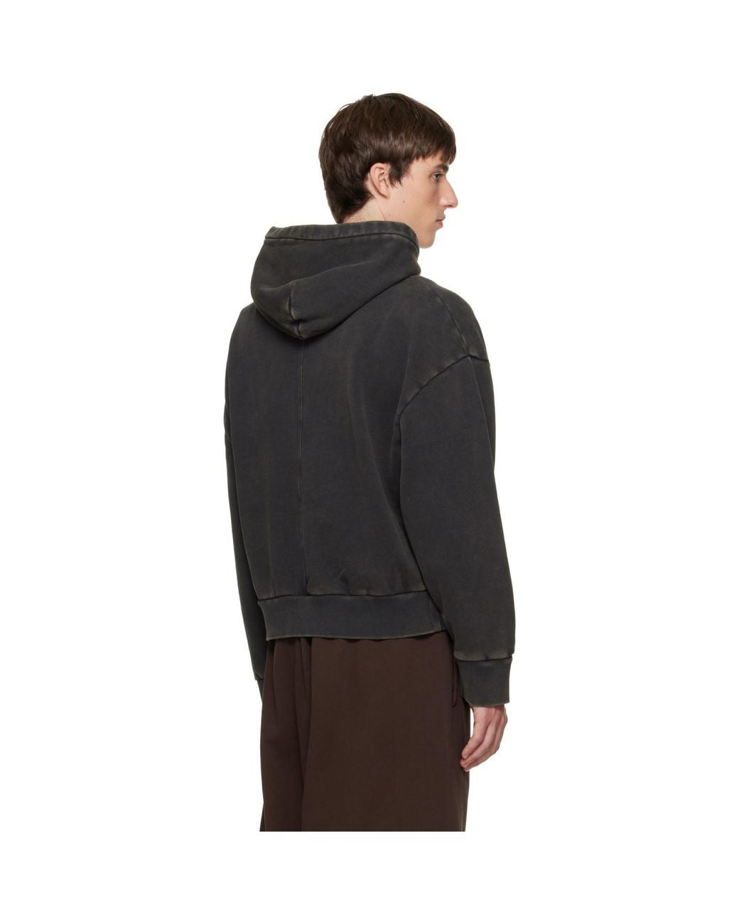 Entire studios Black Thermal V2 Hoodie for men