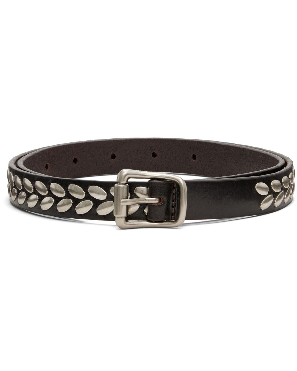Lemaire Black Almond Stud Belt