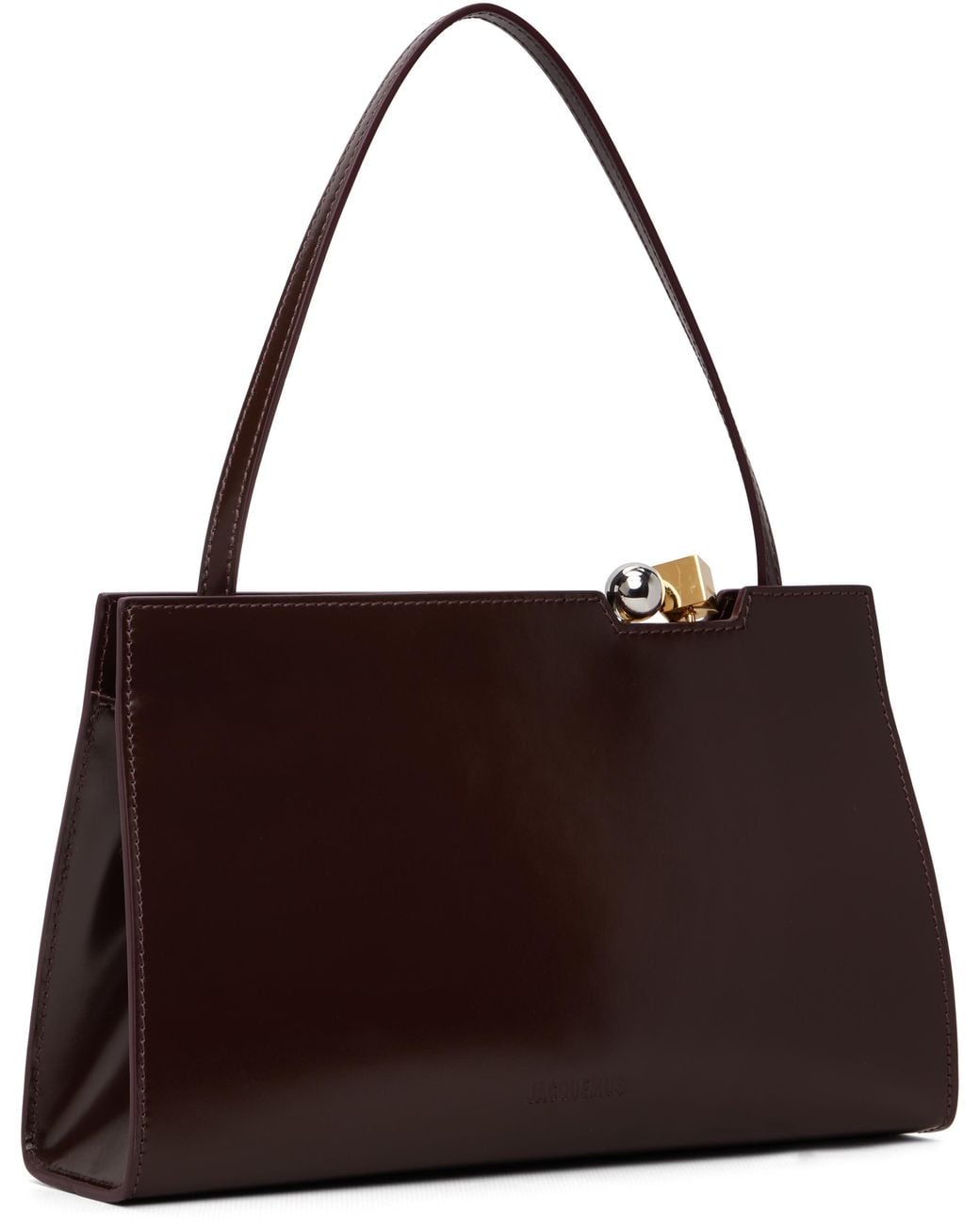 Jacquemus Purple Burgundy 'The Salon' Bag