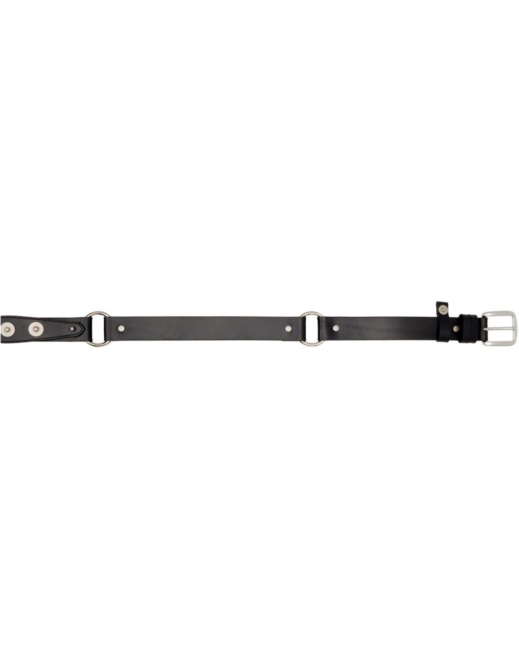 OPEN YY Black Snap Western Belt
