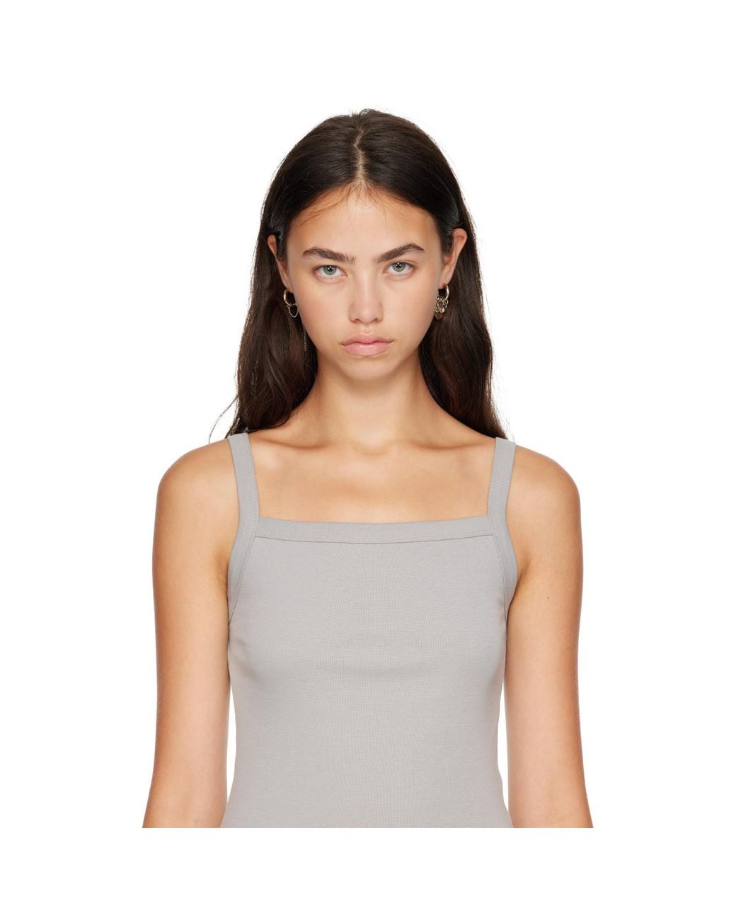 Justine Clenquet Metallic Nick Earrings
