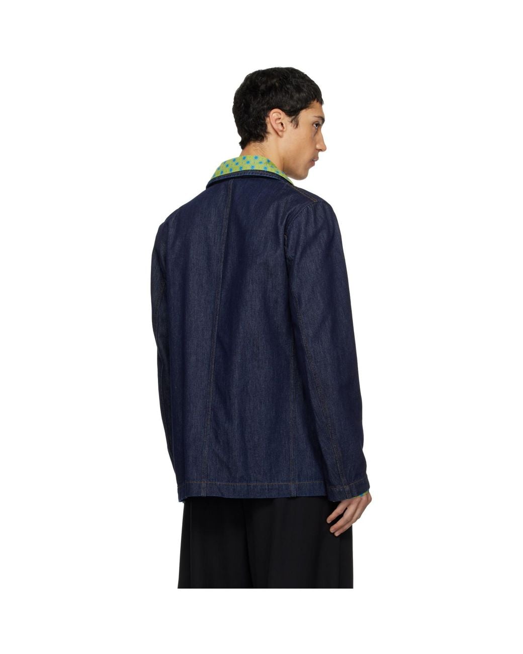 Dries Van Noten Braxton Denim Jacket in Blue for Men | Lyst