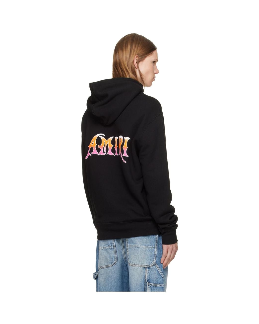 Amiri Black Ma Surf Reg Hoodie for men