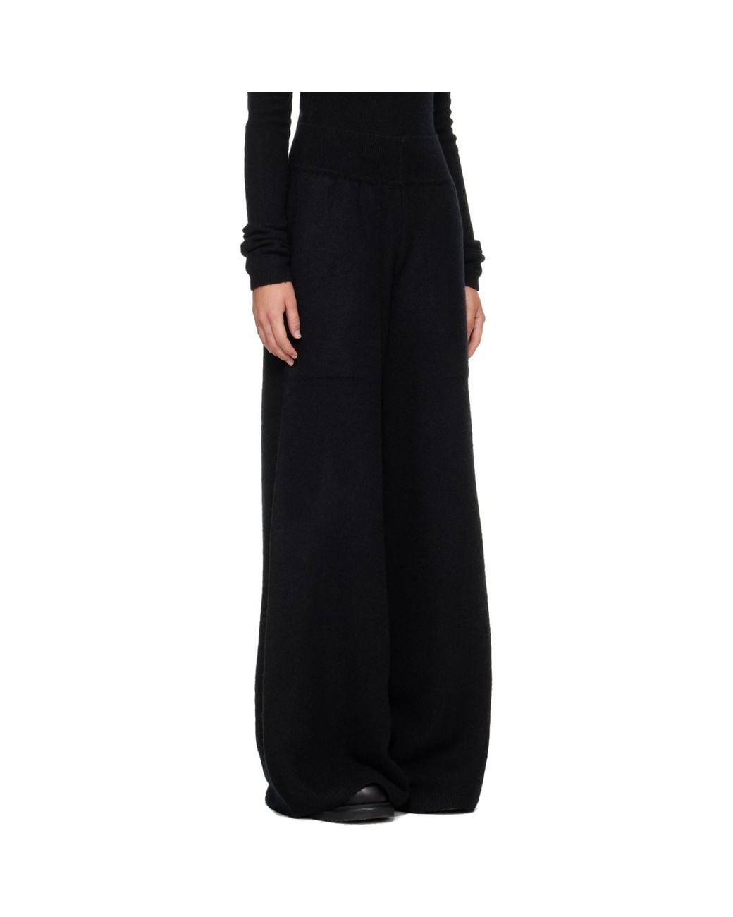 Rick Owens Black Tower Loose Lounge Pants