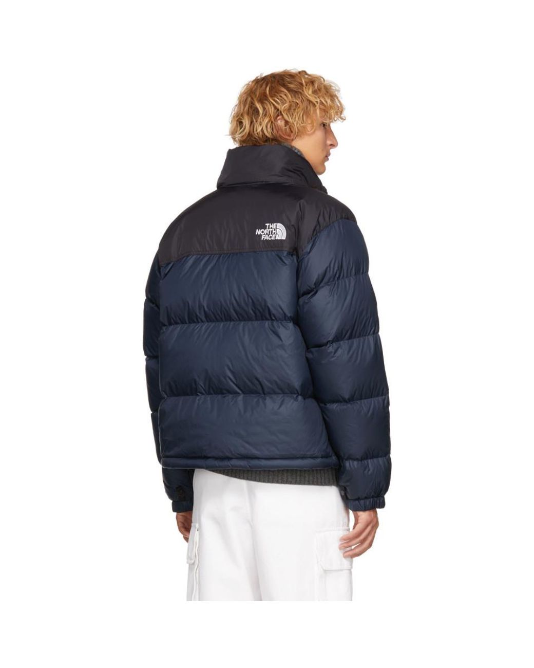 Blouson en duvet bleu marine 1996 Retro Nuptse The North Face pour homme en coloris Bleu Lyst