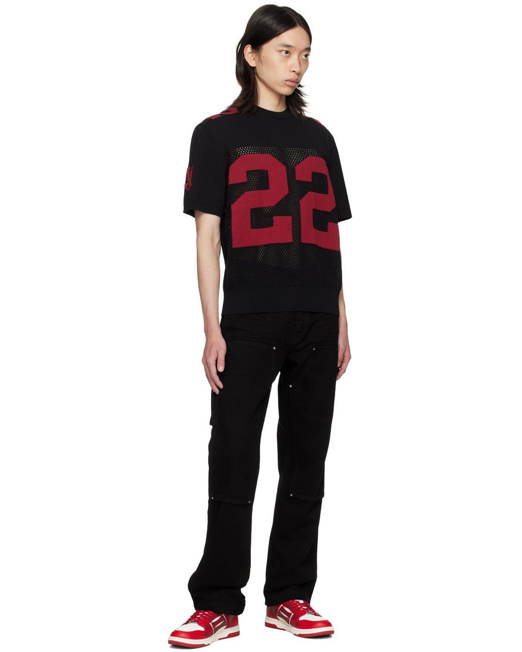 Amiri '22' T-Shirt in Red for Men | Lyst UK