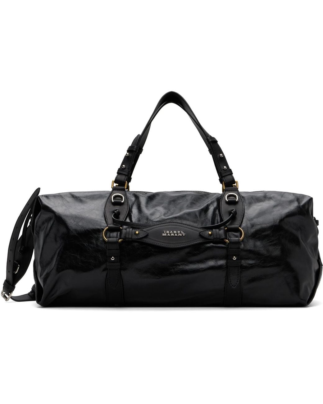 Isabel Marant Black Tilpa Weekender Duffle Bag