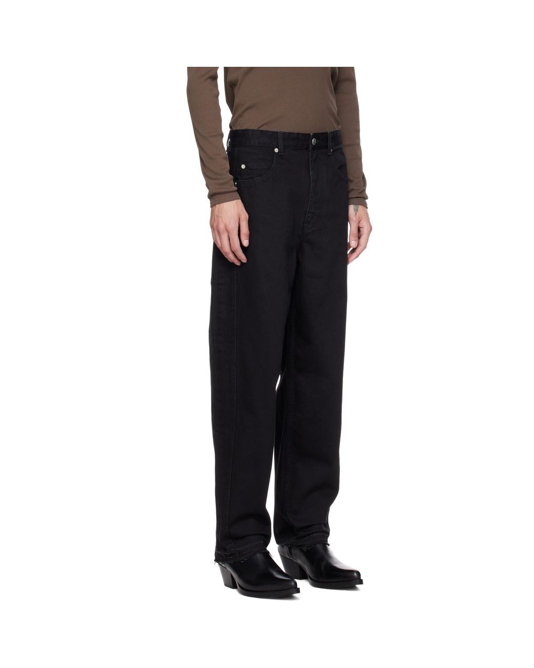 Isabel Marant Black Jorian Jeans for men