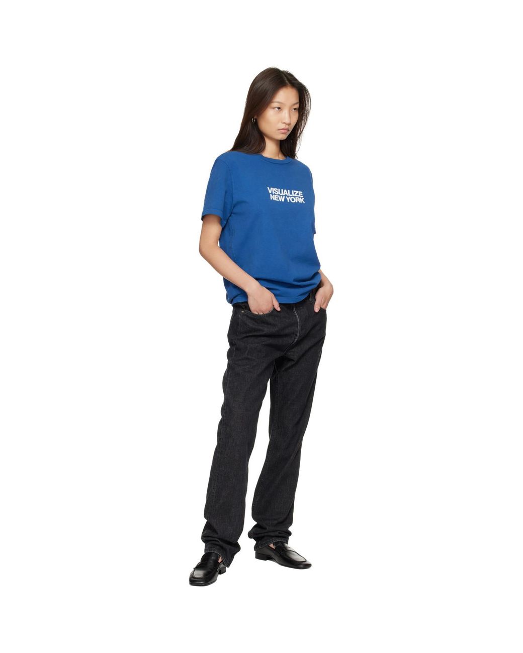 Hanover Blue 'visualize New York' Staple T-shirt